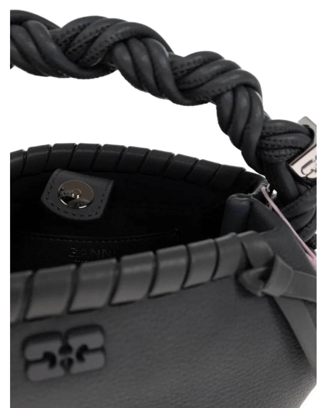 Ganni Black Sac À Main Bou