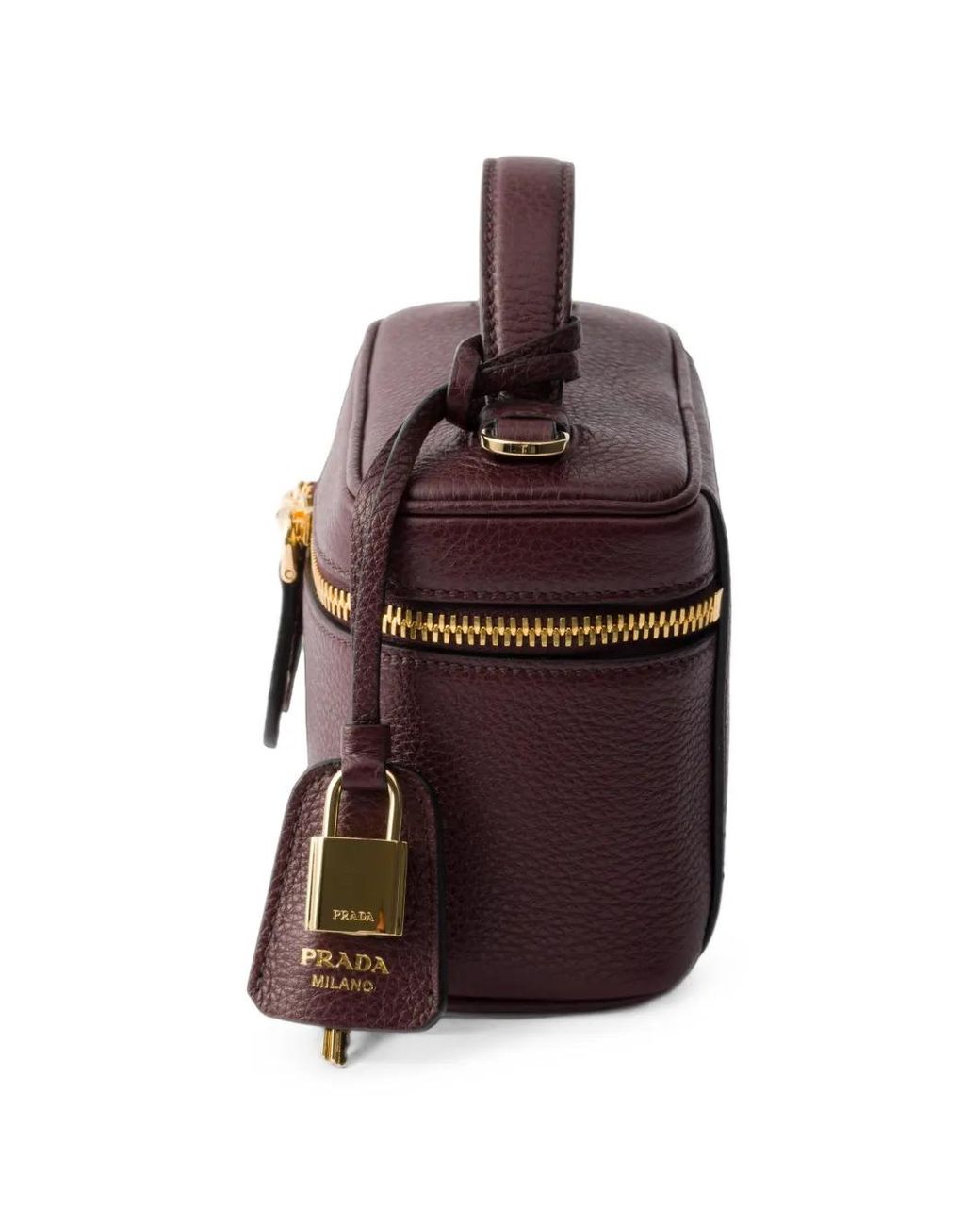 Prada Purple Leather Mini-Bag
