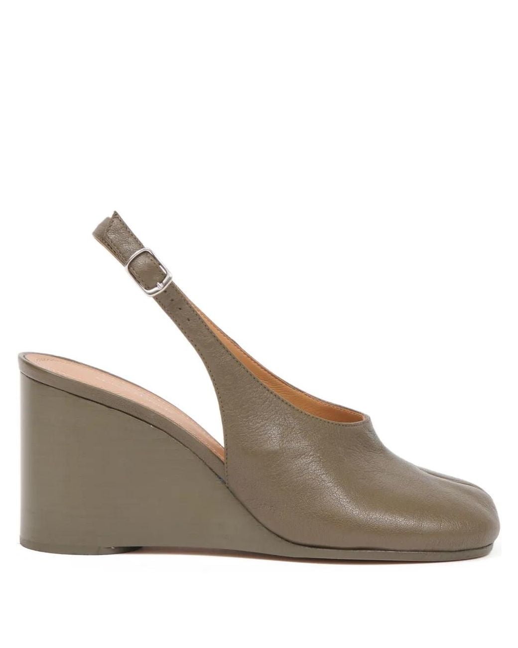 Maison Margiela Metallic Leather Pumps
