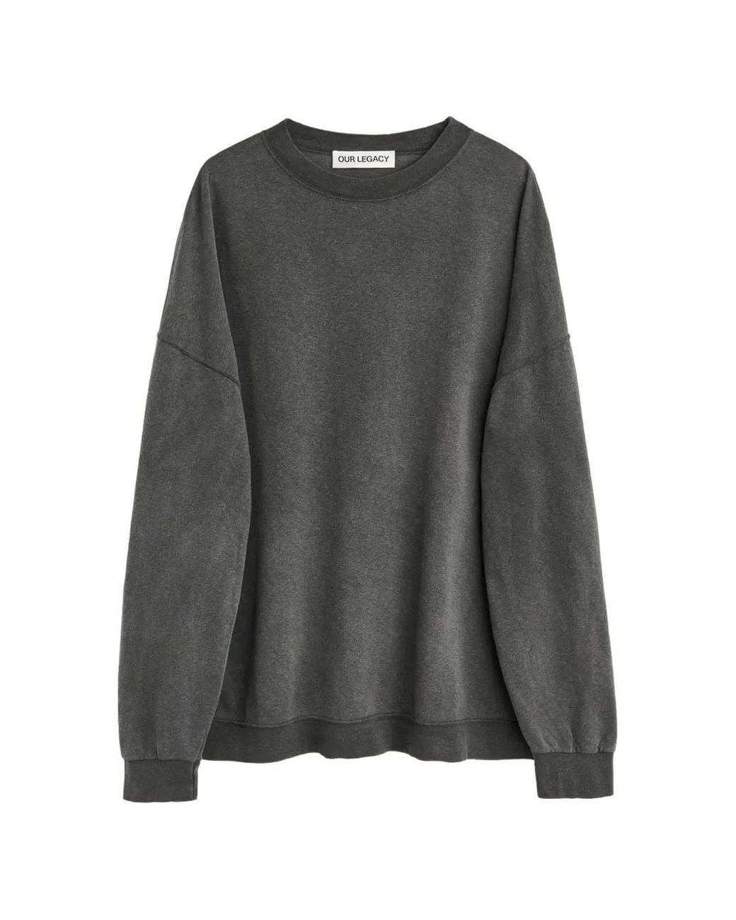 Our Legacy Gray Slack Oversized Sweatshirt for men