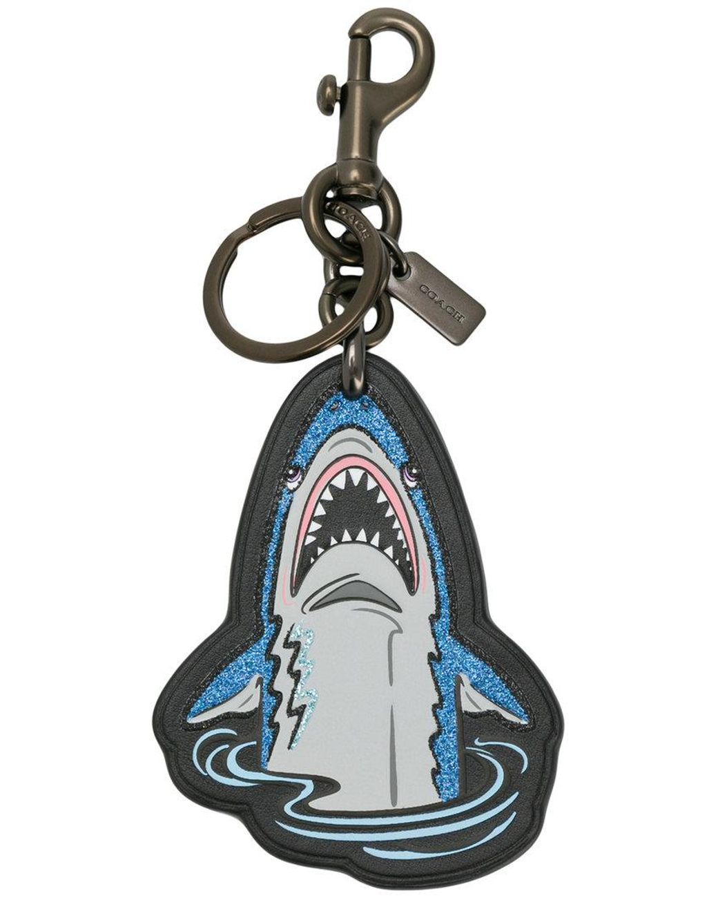 COACH Shark Keyring in Blue | Lyst UK