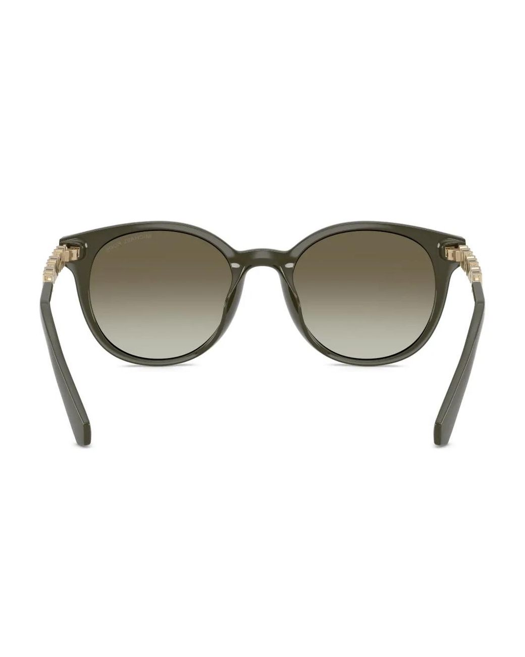 Michael Kors Gray Round-Frame Sunglasses