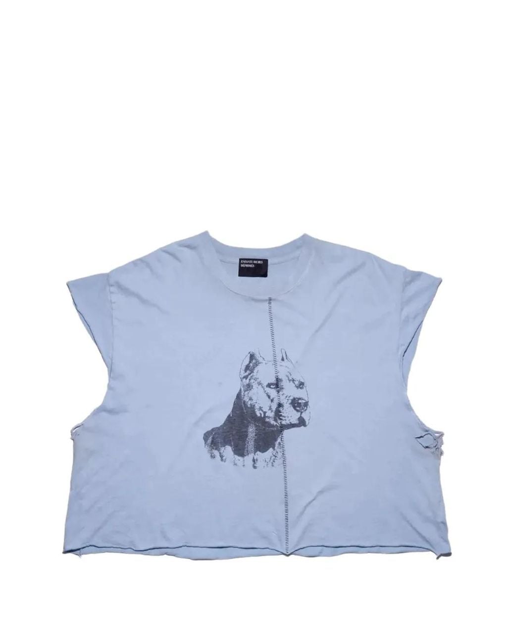 Enfants Riches Deprimes Blue Na Pitbull Distressed T-Shirt for men