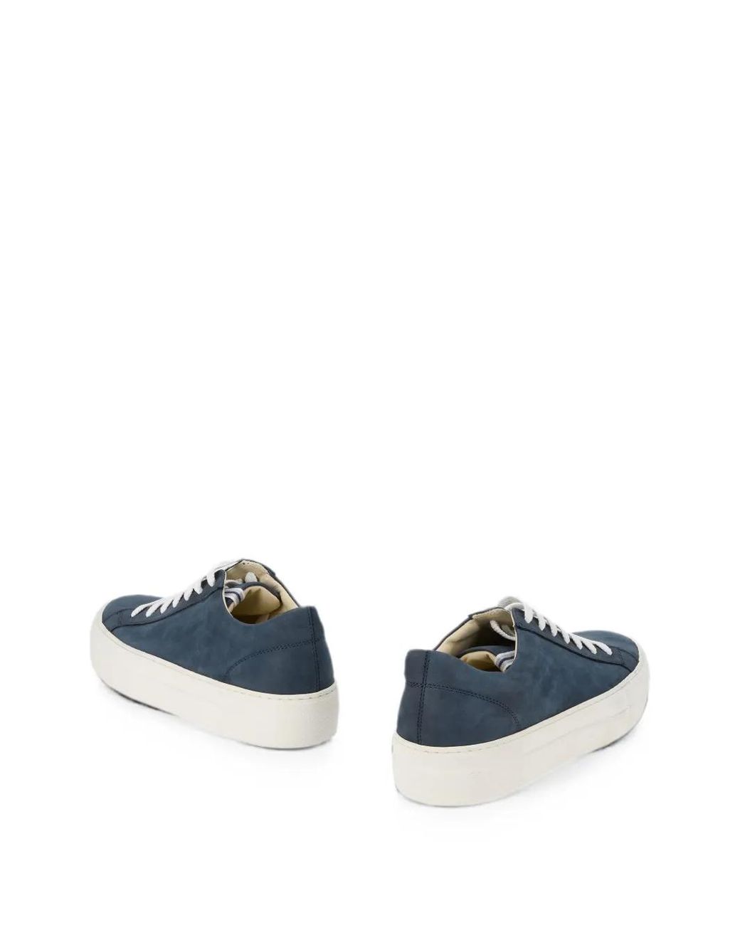Fedeli Blue Lace-Up Sneakers