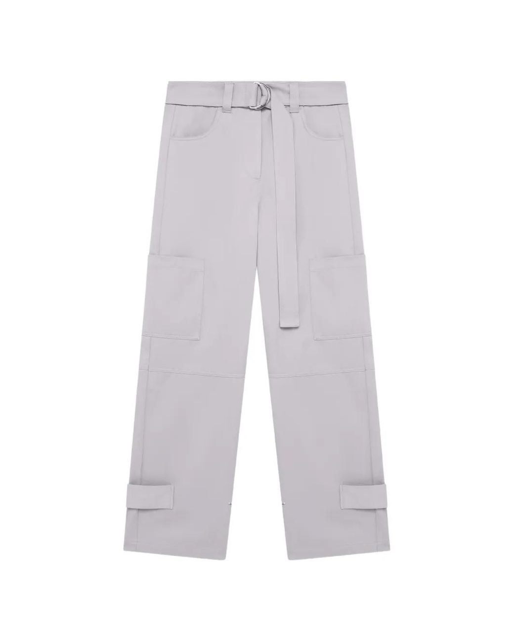 MSGM White Belted Cargo Pants