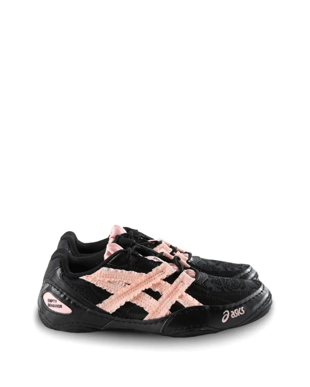 Asics Black Baskets À Volants