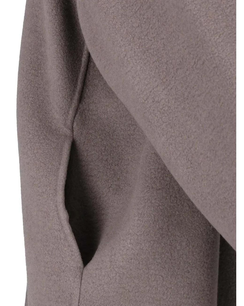 Rick Owens Brown Cashmere Hooded Jacket for men