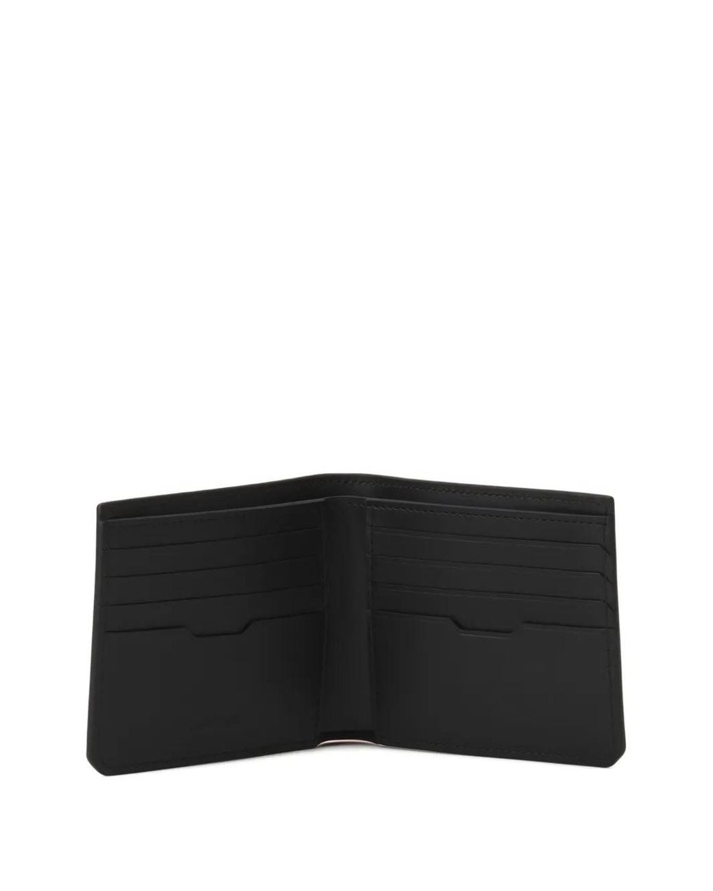 Lanvin Black Compagnon Leather Wallet for men