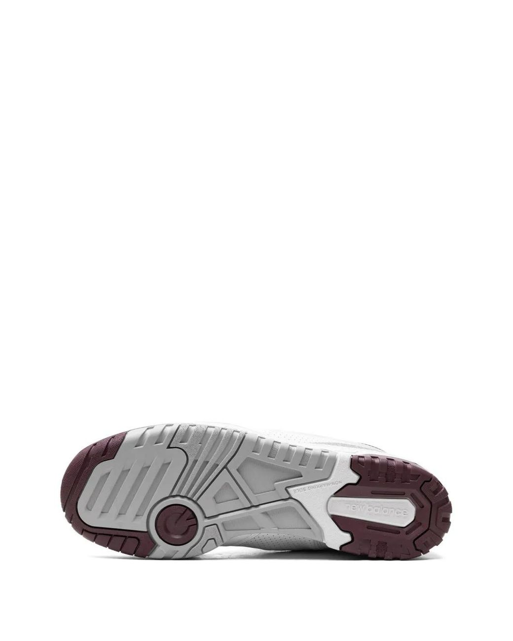 New Balance White 650 "Burgundy"