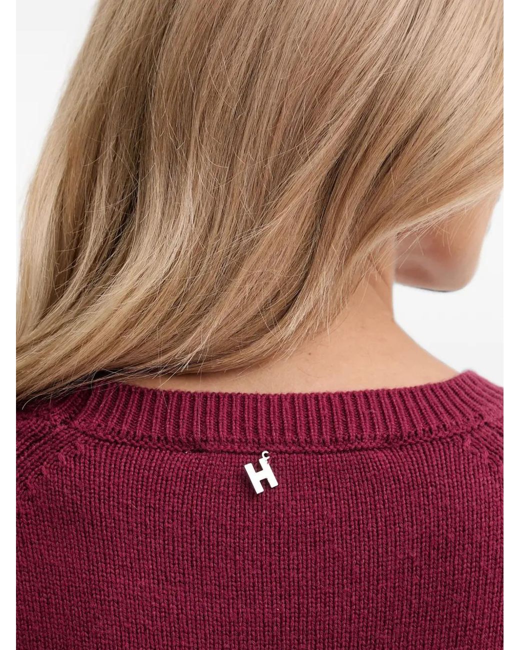 Silvian Heach Red Button-Detail Sweater