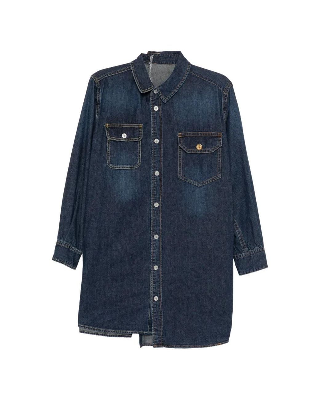 Sacai Blue Denim Mini Dress