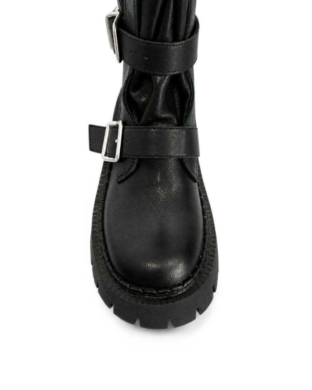 Vic Matié Black Bottines À Boucle