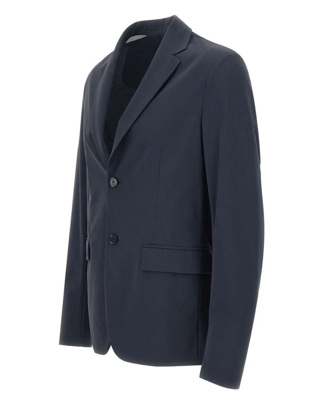 DUNO Blue Single-Breasted Blazer for men