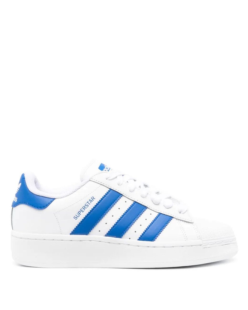 Adidas Blue Superstar Xlg Lace-Up Sneakers