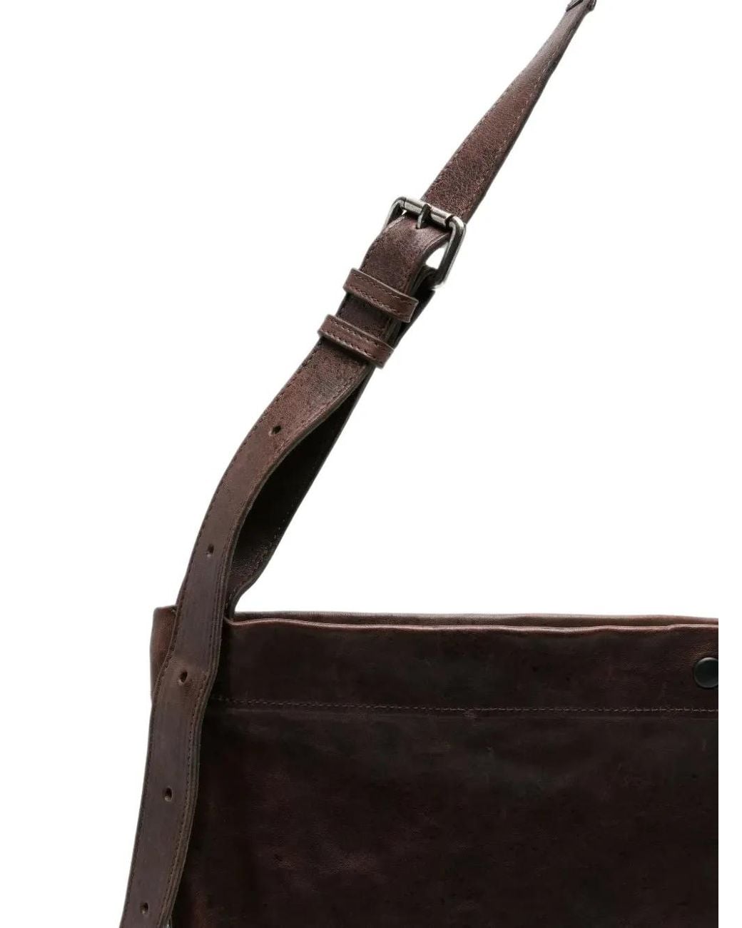 SOMMET Brown Lidia Leather Shoulder Bag