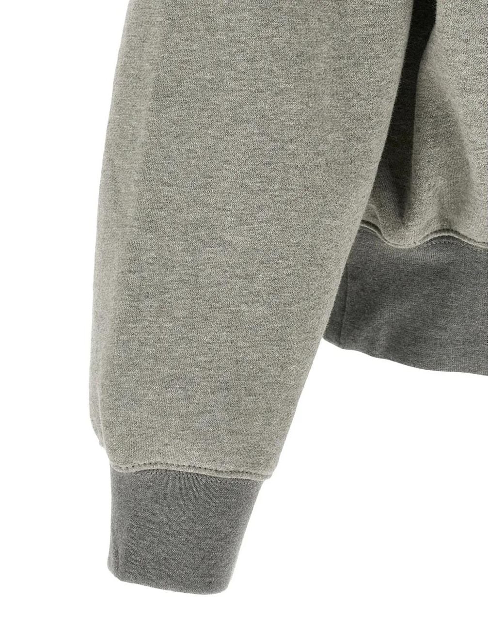 Fear Of God Gray Signature Classic Cotton Hoodie for men