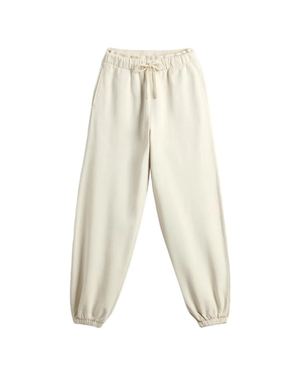 Woolrich White Brushed Track Pants