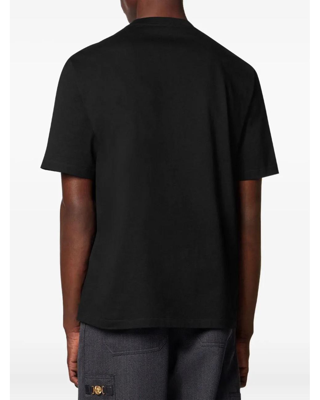 T-Shirts Versace de hombre de color Black