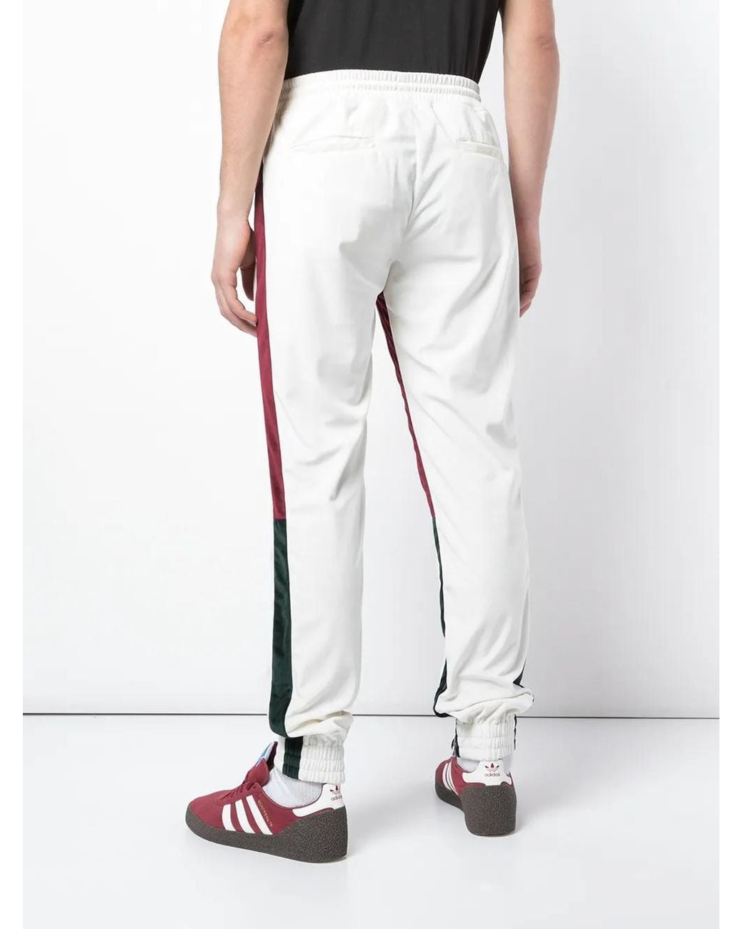 God's Masterful Children White Retro Tapered Trousers for men
