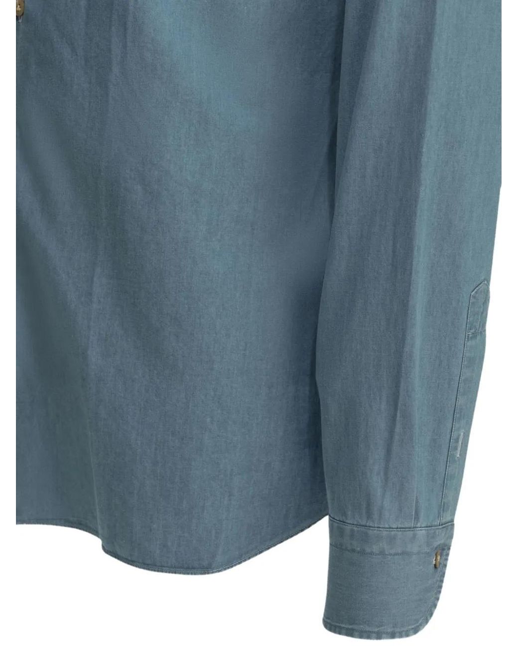 Borriello Blue Chemise En Jean for men