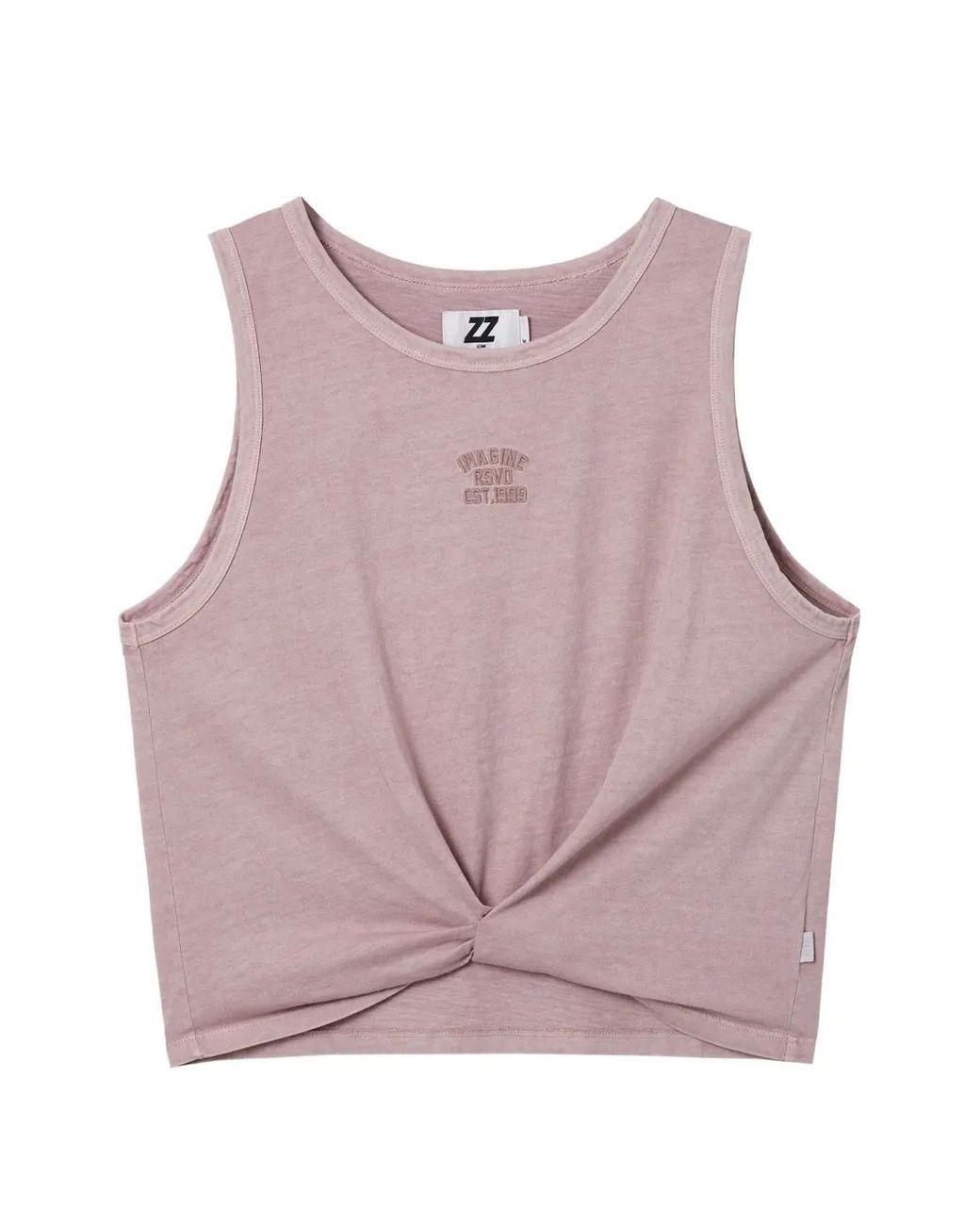 Izzue Pink Knot Tank Top