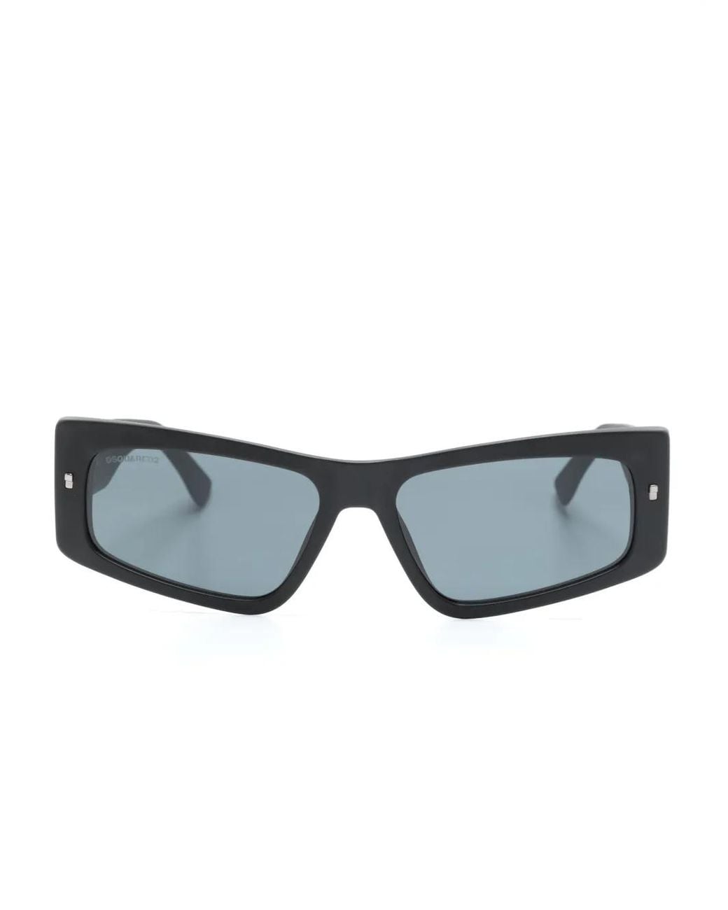 DSquared² Gray Icon Rectangle-Frame Sunglasses for men