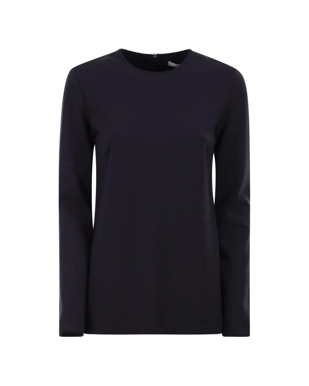 Max Mara Top Met Rits in het Blue