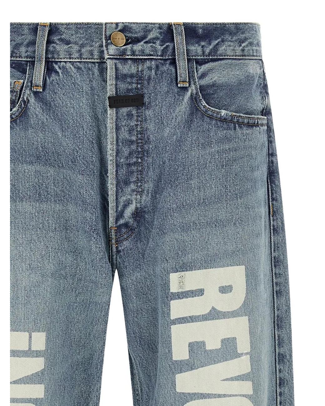 Fear Of God Blue Revolution Jeans