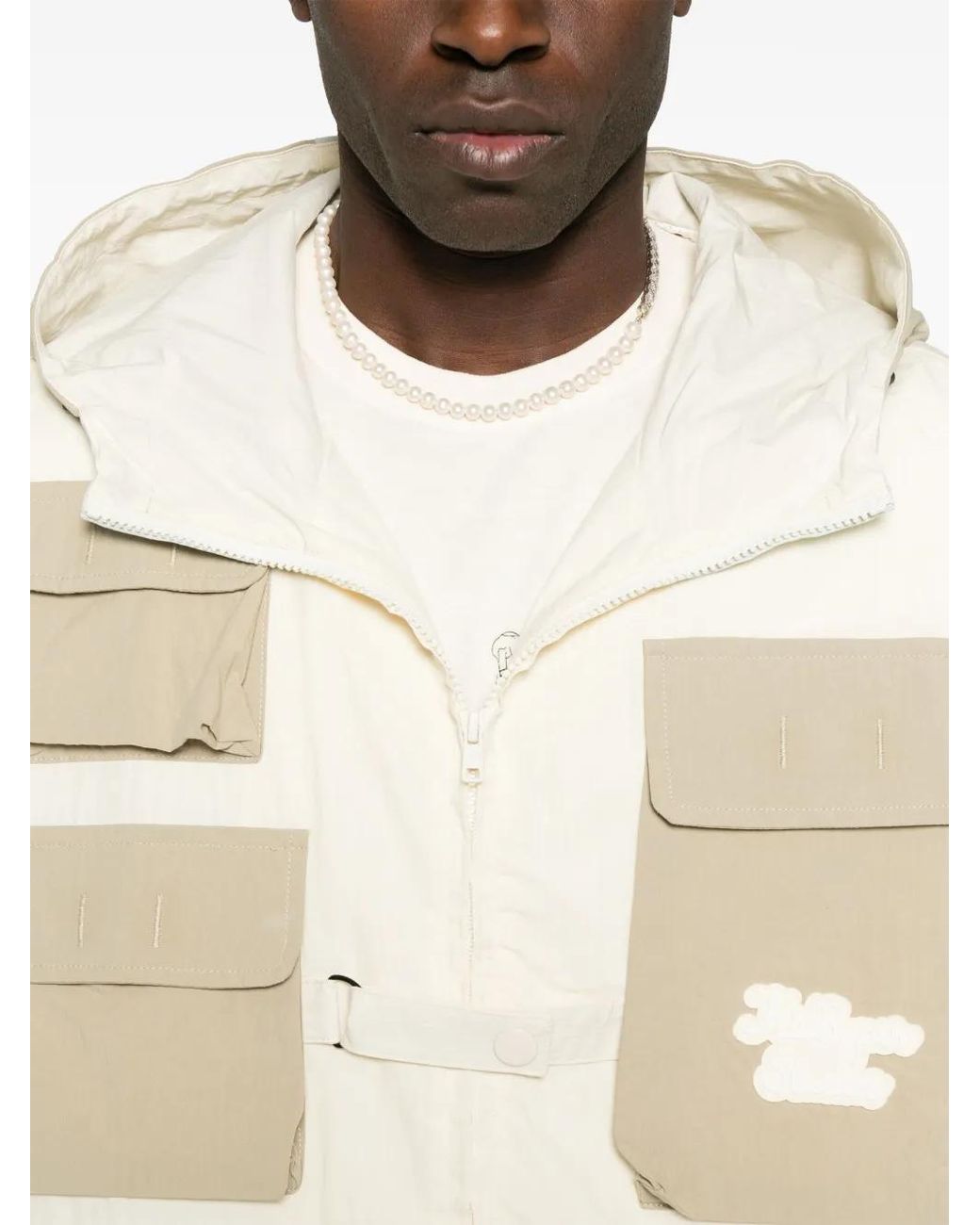 Kidsuper White Multi-Pocket Jacket for men