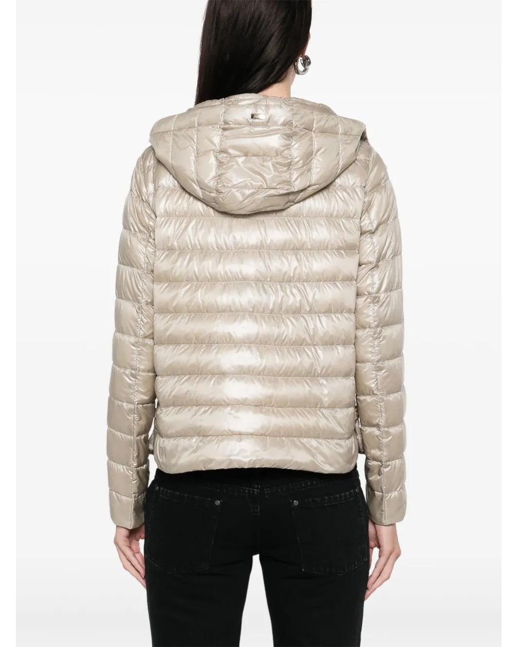 Herno Natural Nylon Short Down Jacket