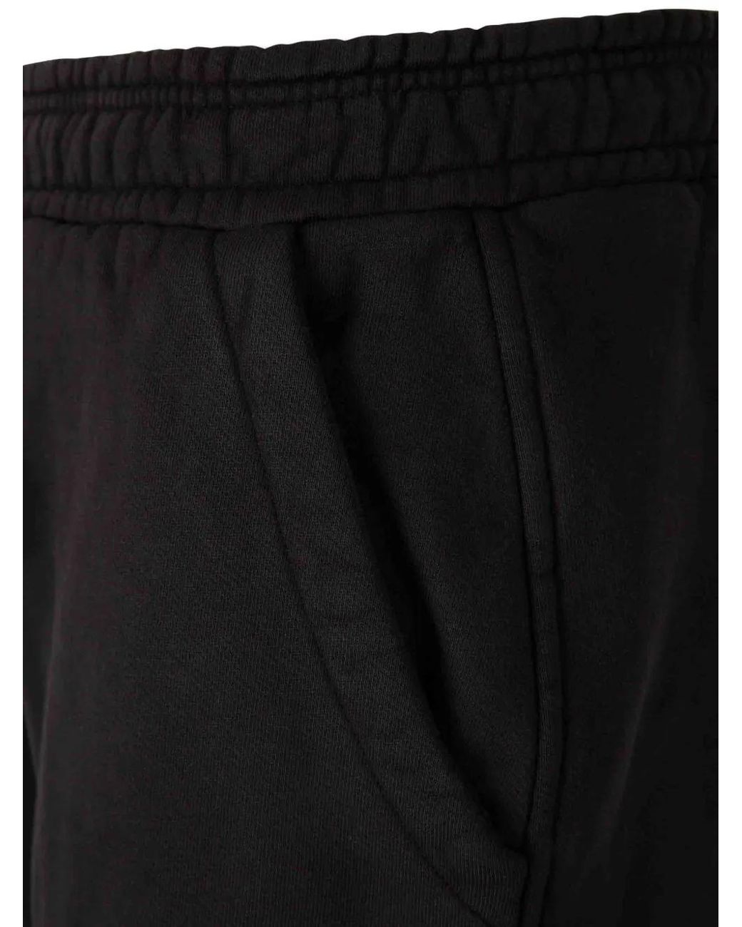 Rhude Black Logo-Detail Track Pants for men