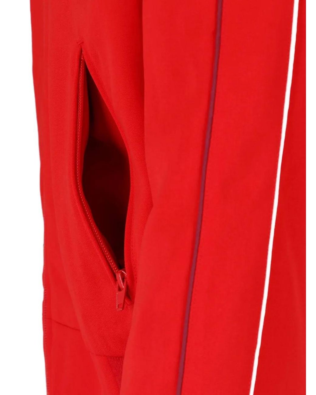 Marni Red Contrast-Piping Zip-Up Jacket for men