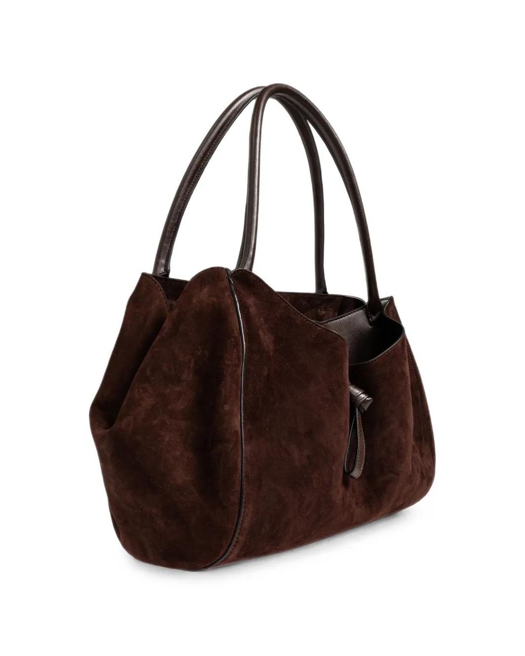 Neous Brown Sagitta Suede Tote Bag