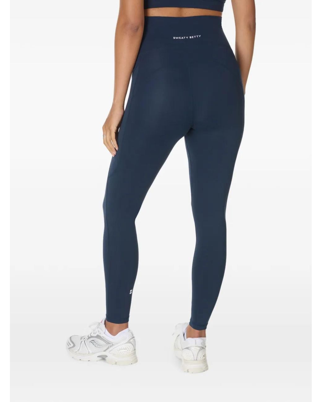 Sweaty Betty Blue High-Waisted Side-Pocket Maternity Leggings