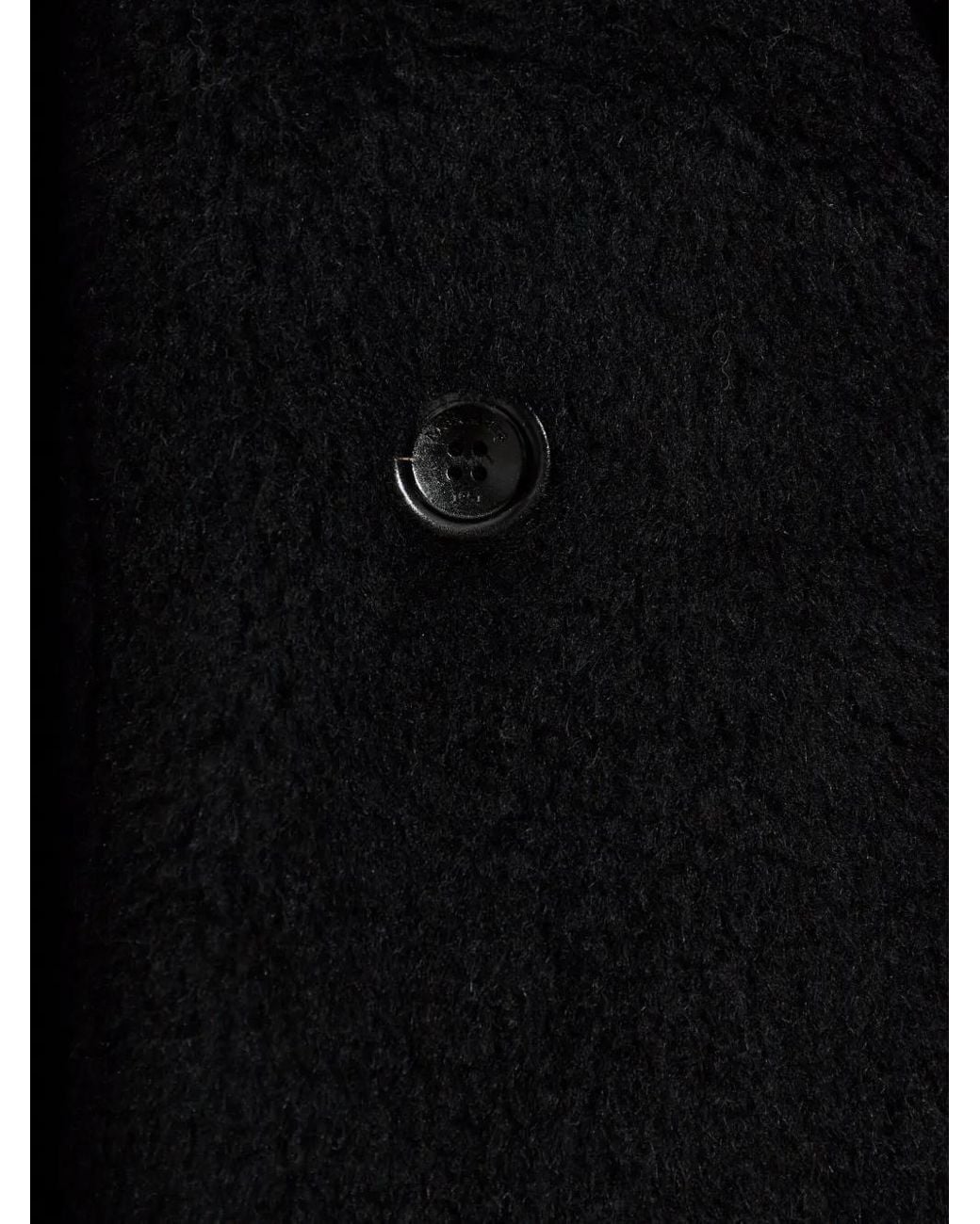 Max Mara Black "Bormida1234" Short Double Breasted Coat