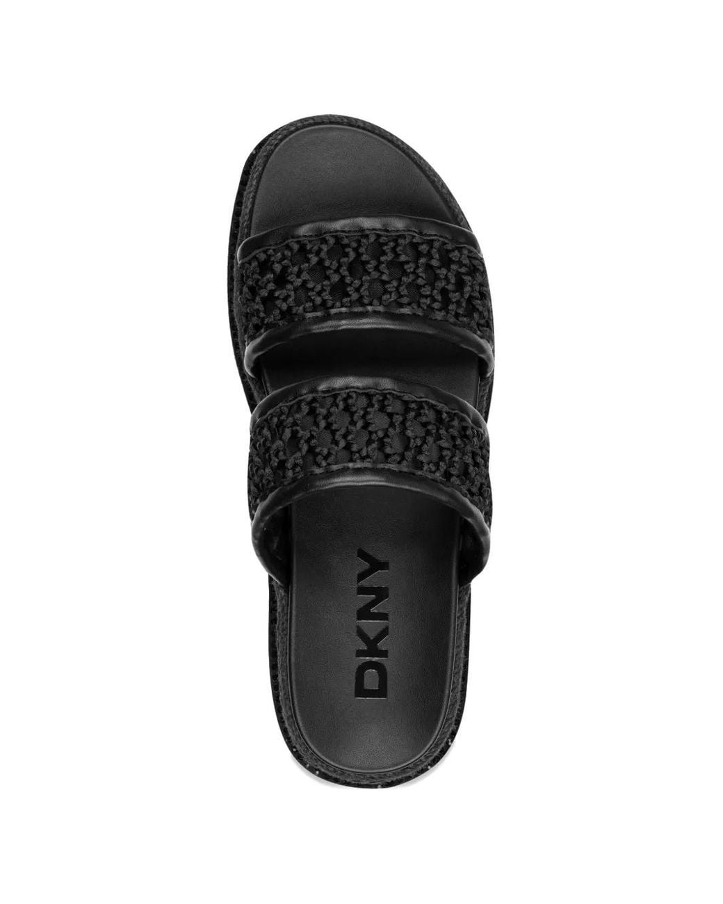 DKNY Black Brucian Platform Espadrilles