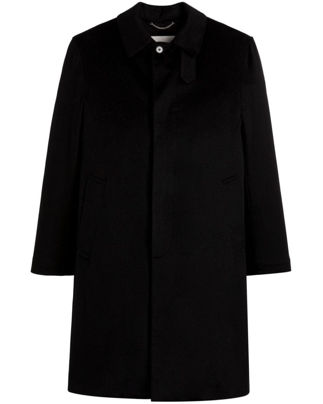 Mackintosh Dunkeld Cashmere Coat in Black for Men | Lyst