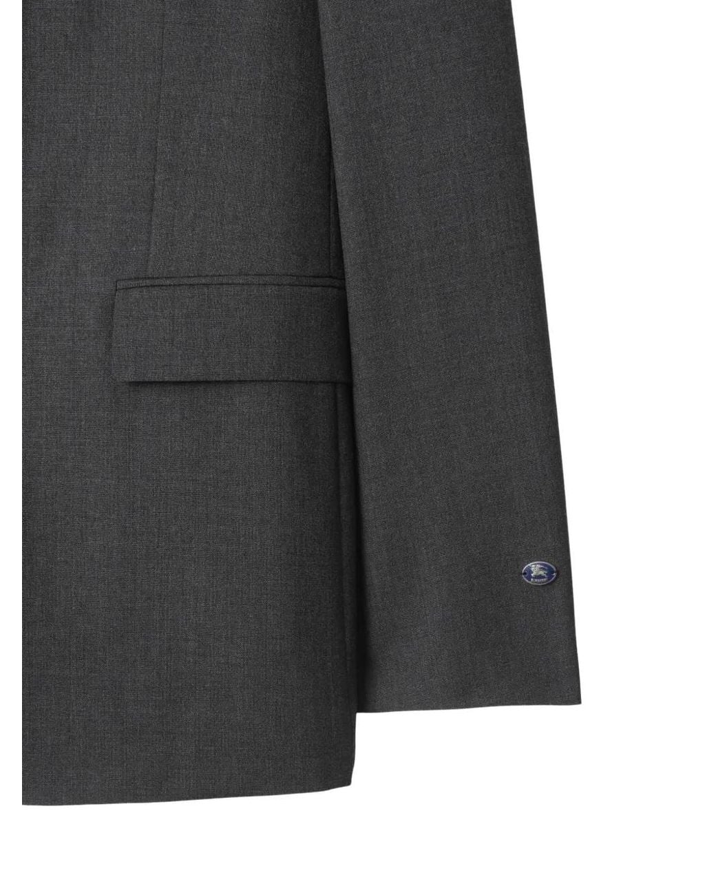 Burberry Black Single-Breasted Blazer for men