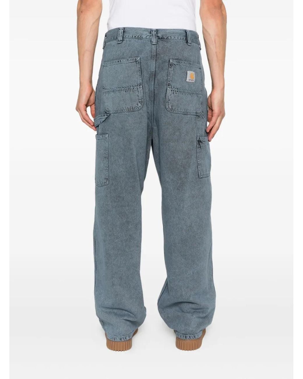 Carhartt Blue Evan Cotton Jeans for men