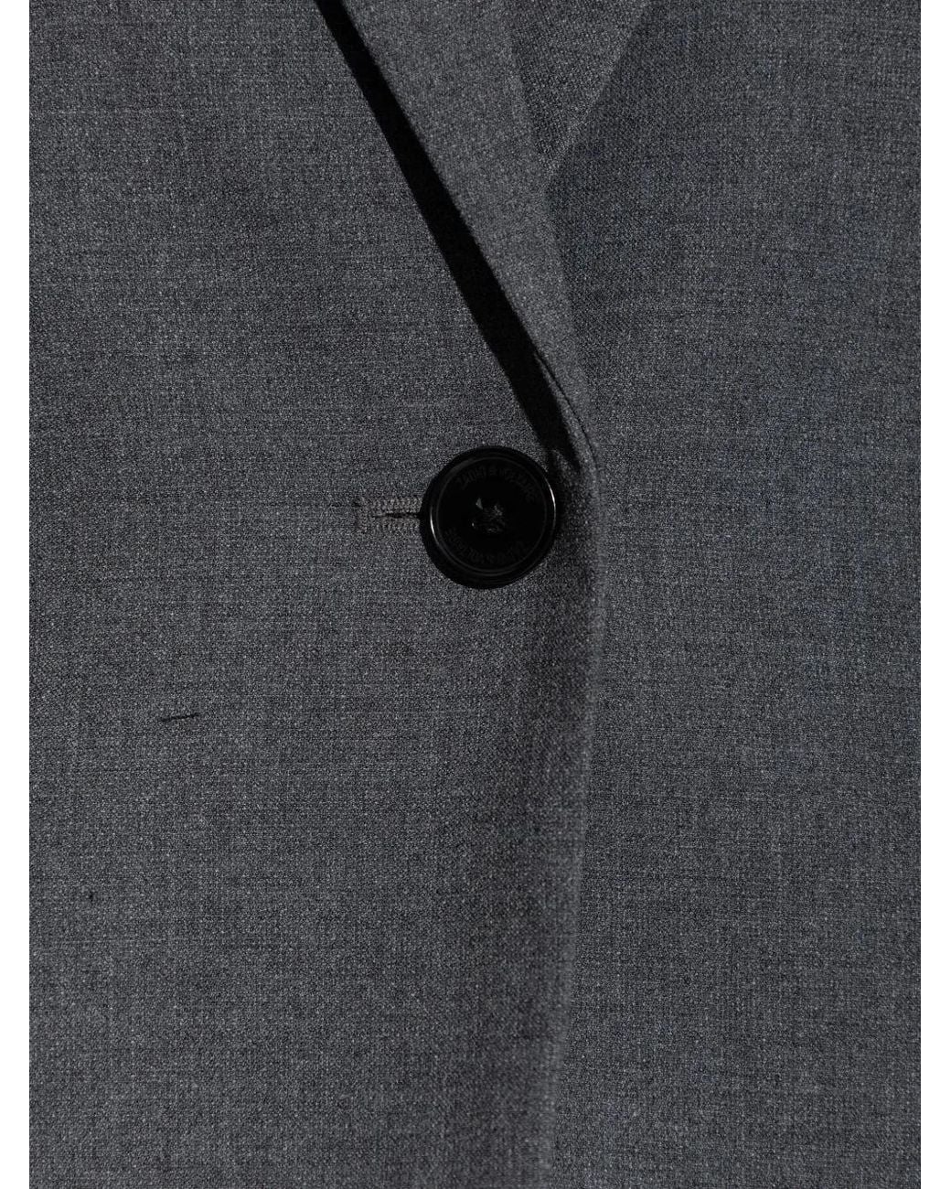 Zadig & Voltaire Gray Vavy Tailored Blazer