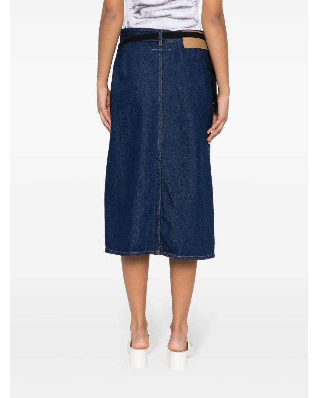 MM6 by Maison Margiela Blue Skirts