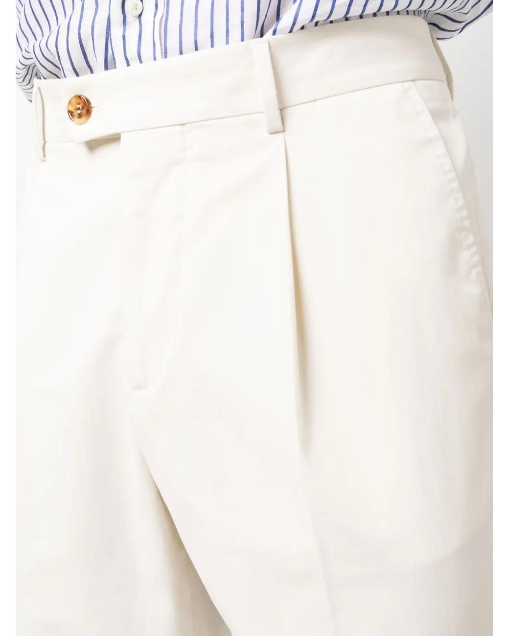 Brunello Cucinelli Straight Broek in het White voor heren