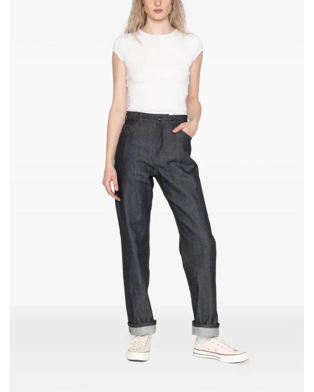 Naked & Famous Blue True Girl Stretch-Selvedge Jeans
