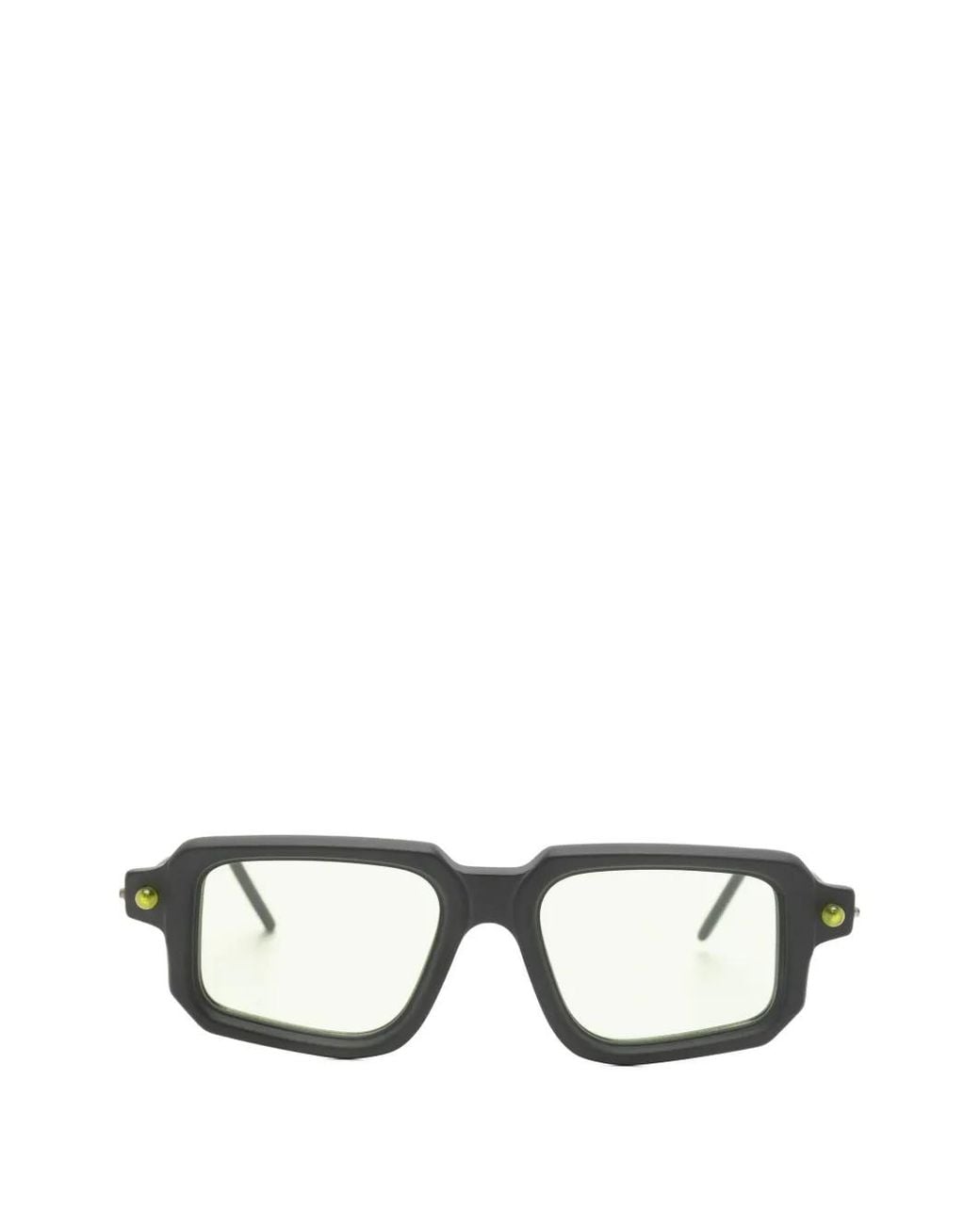 Kuboraum Black Maske P23 Geometric-Frame Sunglasses