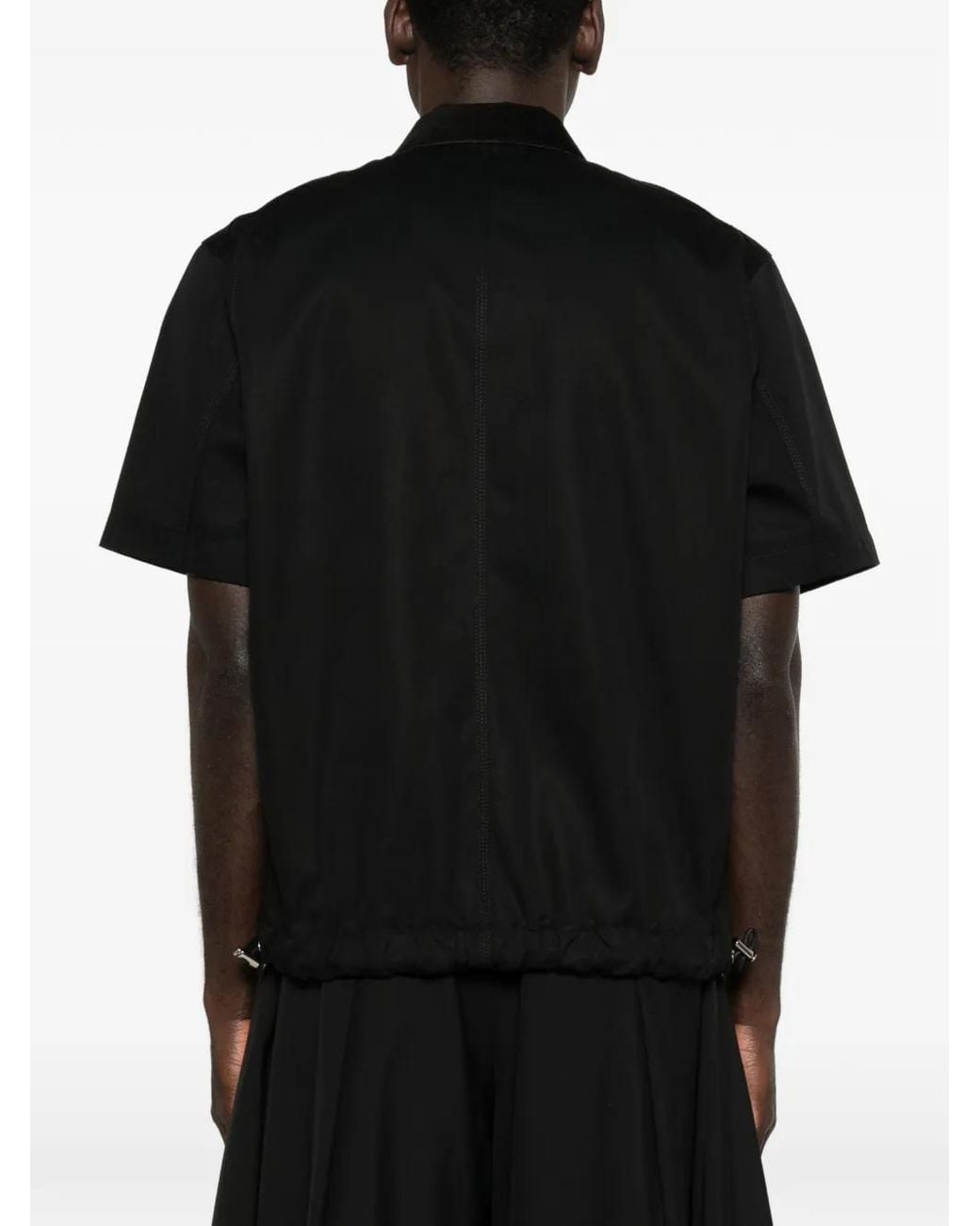 Sacai Black Chemise X Carhartt À Col En Velours Côtelé for men