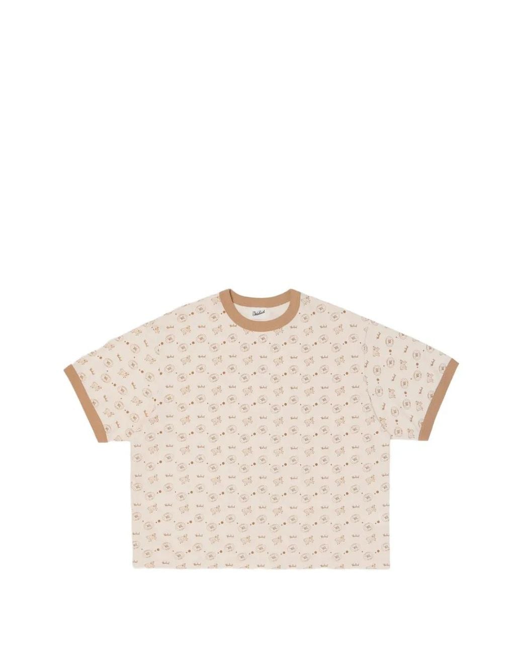 Woolrich Natural Logo-Print Ringer T-Shirt