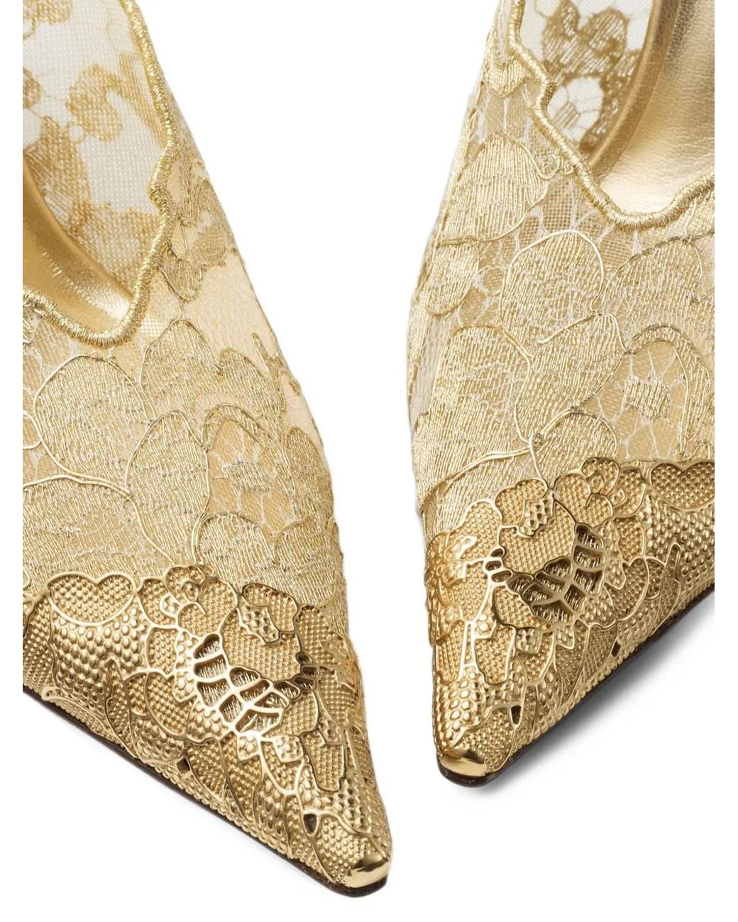 Jimmy Choo Metallic Faiz 100 Pumps