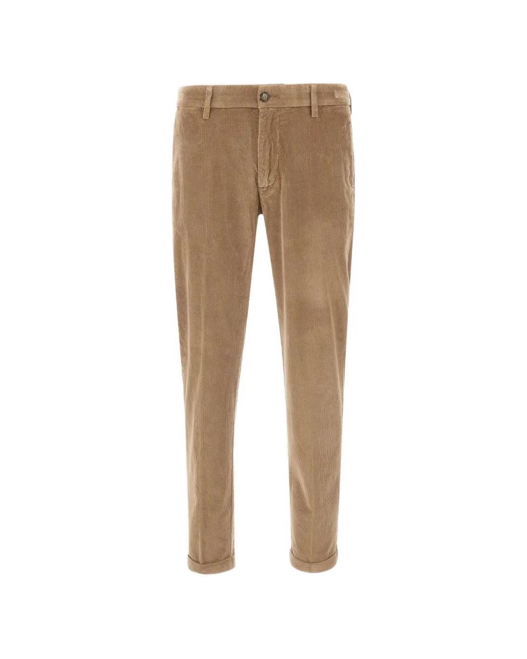 Re-hash Natural Mucha-C Corduroy-Texture Trousers for men