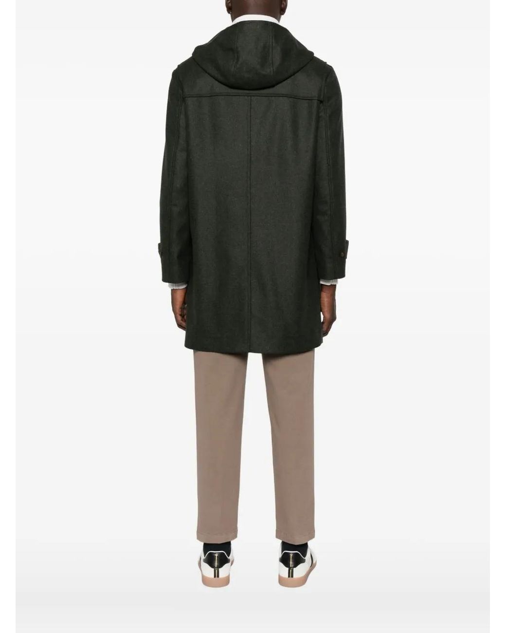 Fay Gray Patch-Pocket Single-Breasted Coat for men