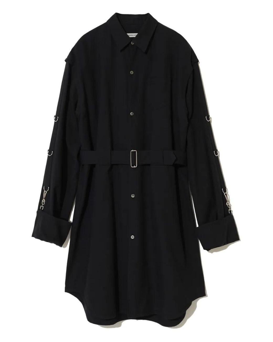 Undercover Black D-Ring Belted Shirt